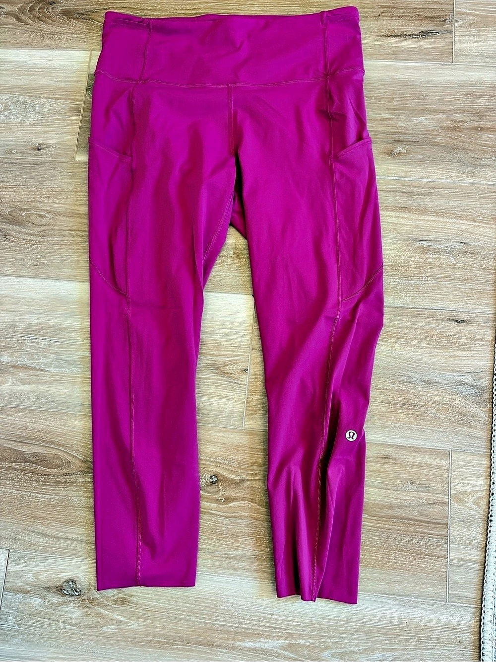 Lululemon Fast and Free Tight Women's Athletic Leggings in Pink